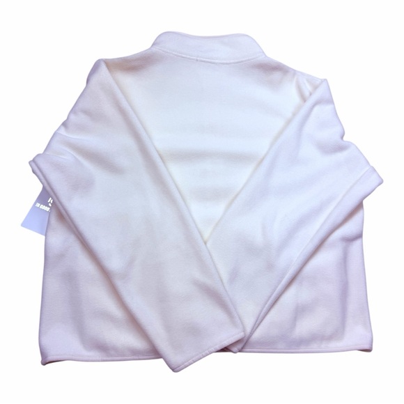 Women's Cream Zip-Up Fleece - Picture 5 of 7